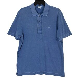 Lacoste Vintage Blue Short Sleeve Polo Shirt 5/L France Preppy Golf Classic